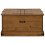 VidaXL vidaXL Storage Chest HALDEN 91x91x47 cm Solid Wood Pine 3