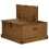 VidaXL vidaXL Storage Chest HALDEN 91x91x47 cm Solid Wood Pine 4
