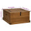 VidaXL vidaXL Storage Chest HALDEN 91x91x47 cm Solid Wood Pine 8