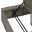 VidaXL vidaXL Sonnenliege mit schwebender Auflage Grau Poly Rattan 10