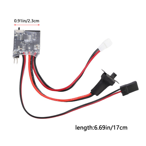 30A Miniatur-Brushed ESC mit Bremsfunktion PH2.0-Stecker RC 1