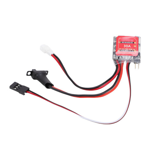 30A Miniatur-Brushed ESC mit Bremsfunktion PH2.0-Stecker RC 2