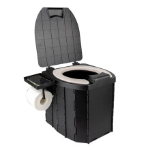 Toilette Portatile Pieghevole per Bambini Toilette Portatile per Adulti In PU con Copertura Toilette per Bambini All'Aperto per Campeggio Toilette per