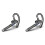 2X Wireless  Headset Hands Free Single Ear Headphone Noise Cancelling Microphone for Office/Driving A 1