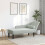 VidaXL vidaXL Chaiselongue mit Kissen Hellgrau Samt 2