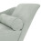 VidaXL vidaXL Chaiselongue mit Kissen Hellgrau Samt 6