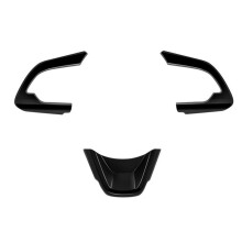 Autocollant pour Garniture de Volant de Voiture, Boutons de Volant, Accessoires Intérieurs pour Swift 2024, Noir Brillant