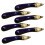 6Pcs Navy Eggplant Ceramic Chopsticks Holder Table Rack 1