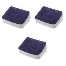 6Pcs Inflatable Foot Rest Pillow Multi Color PVC Travel Foot Cushion
