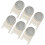 6Pcs Durable Plastic Bee Drinking Boxes Beehive Entrance Feeders White 1