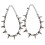 2X Collier/Choker Gothique de Rivets Punk En Metal de Perles 1