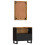 VidaXL vidaXL 2-tlg. Badmöbel-Set Massivholz Mango 4