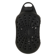 Not Slip Elastomer Soap Owner Exfoliation Tool And-Black
