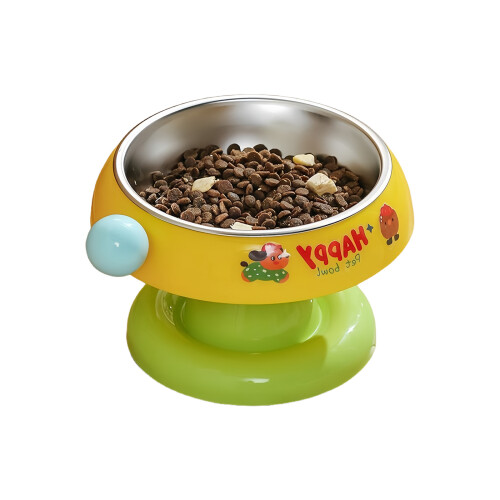 Ergonomic Hoisted Pet Bowl Rustless Not-Yellow Bring a bowl