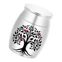 Unwavering Supporter Cenotaph Jar For Animal Rest -Silver