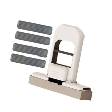 Ergonomic Handheld Wipe Penetrable-White and black with