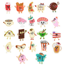 22 Pcs Iron on Patches Coffee Sew on Patches Cake Embroidery