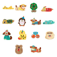 14 Pcs Cats Sewing Patches Cartoon Animal Iron on Embroidery