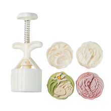 Celebratory Lagomorph Butterfly Molded Mooncakes Maker 75 Gramme