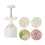 Celebratory Lagomorph Butterfly Molded Mooncakes Maker 75 Gramme 1