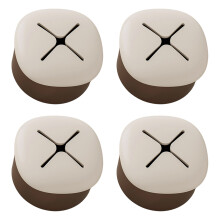 Space Saving Mushroom Themed Cloth Hanger Surfaces-Milk white