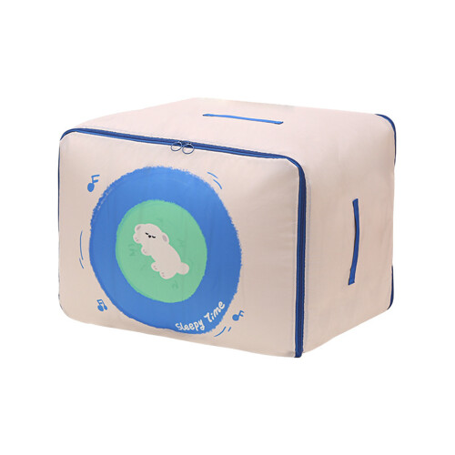 Spacious Extended Storage Bag For Clothes-large Dark blue puppy