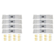 Thickness Gauge 8Pcs Crack Monitoring Record, Standard Tell-Tale Crack Monitor for the Standard and Corner Tell-Tale