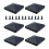 Black Plastic Fence Post Cap Heavy Type Waterproofed Outdoor 1