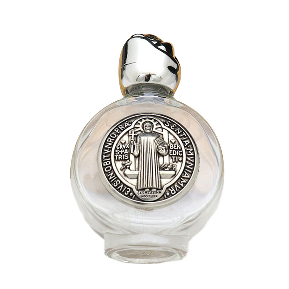 Compactly 15ml Clear Leakproof Cosmetic Bottles-Round silver A