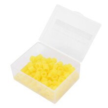 100pcs NonToxic Silicone Dental Color Code Rings – Yellow, Dental Tool Fixer