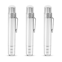 3Pcs Metall Kreidehalter Teacher's Blackboard Saving Chalk Clip Clutch, Silber