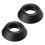 2X Supporto per Palla, Supporto per Display Basket Nel Plastica per Calcio, Pallone da Basket, Nero 1