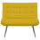 VidaXL vidaXL Sitzbank Gelb 110x74x84 cm Samt 4