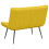 VidaXL vidaXL Sitzbank Gelb 110x74x84 cm Samt 6