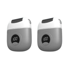 2 Pièces Broyeur de Pieds Électrique Portable pour la Maison, Outil de Soins des Pieds pour Éliminer les Callosités