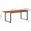 VidaXL vidaXL Dining Table 200x100x75 cm Solid Wood Acacia 8