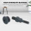 Rivet Nut Gun Mandrel Assorted Set for Hand Riveting Metric Threaded M6 Size 4