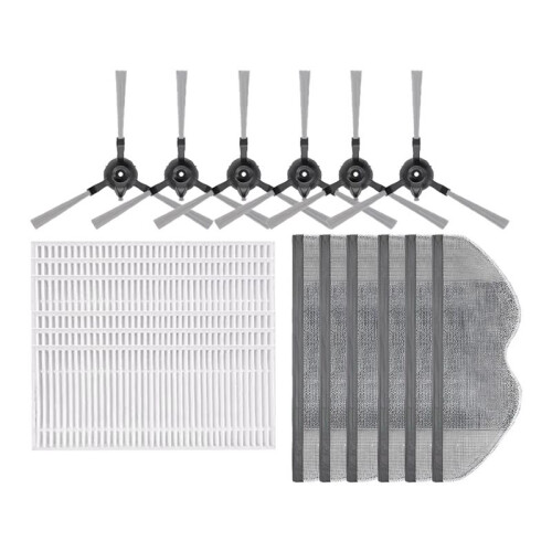 For  Robot Vacuum E5 Mop Filter Side Brush Washing Cloth Accessories Replacement
