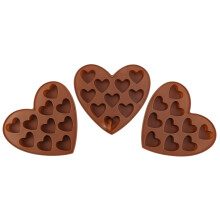 3 StüCk Herz Form Silikon Formen Schokoladen Herstellung, Gelee, Pudding und Hand Gemachte Seife, Herz Eis Quadrat Formen für Den Sommer