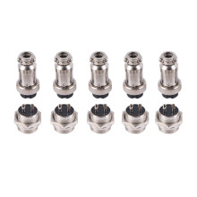 Universal Panel Mount 16mm 2Pin Aviation Connectors Plugs 5 Pcs