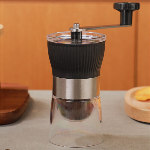 Manual Grinder Ceramic Adjustable Slip Handle Easy For Use-Black 2