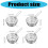 Food Grade Frying Basket Strainer Colander Kitchen Tool-M 3