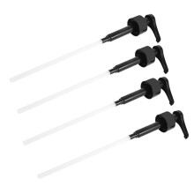 4 Pcs 1 Liter Dispenser Syrup Pump Black Liquid Dispenser for Syrup 10Ml Juice Bottle Dispenser Pump