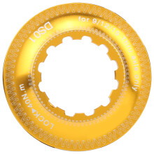 Mount Bike Center Lock 6 Bolts Adapter for Disc Rotor Conversion Black Gold