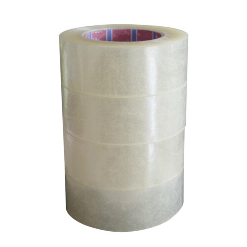 4 Rolls Warning Tape Transparent Box Multipurpose 1