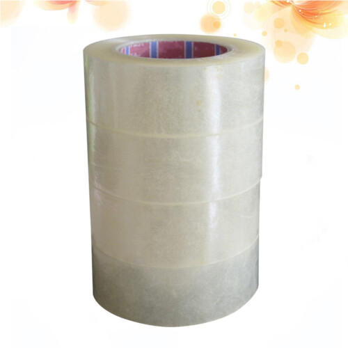 4 Rolls Warning Tape Transparent Box Multipurpose 2