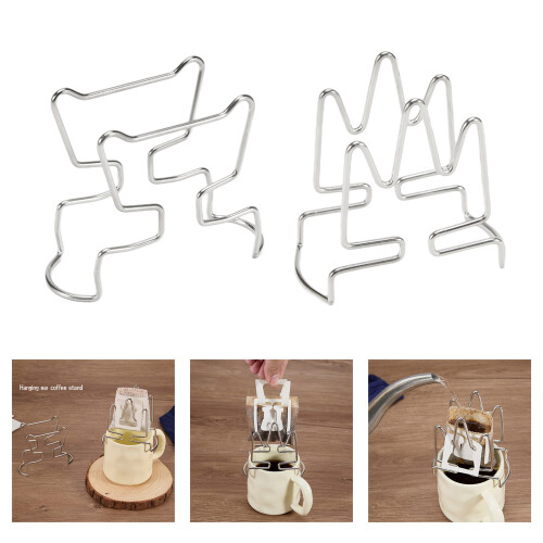 Coffee Dripper Holder 304 Steel Construction-Cat ears shape 2
