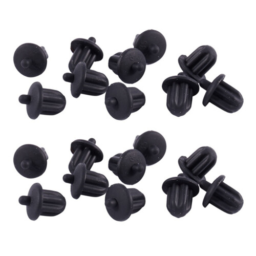 20X Black Rubber 6.35mm Audio Jack PC DVD Microphone Socket Dust Cover 1