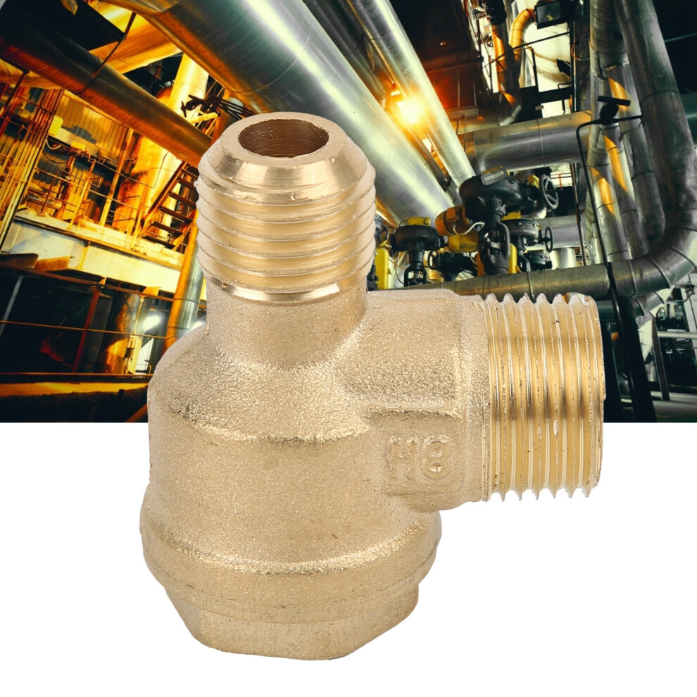 Brass 2-Way Check Valve 3/8 Air Compressor