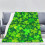 Couverture polaire Saint-Patrick à motifs de trèfles verts 40x50 3